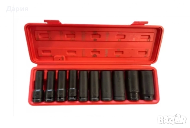 Комплект ударни вложки от 10, 27, 35 части(1/2) ОТ 10 - 24 мм.