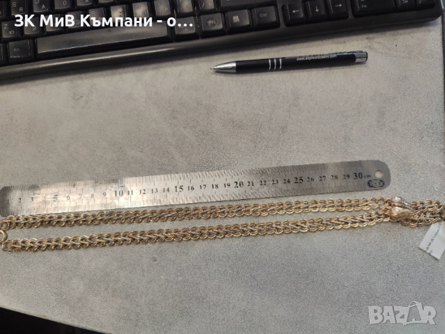 Златно Колие 27.88гр 14к , снимка 2 - Колиета, медальони, синджири - 52873298