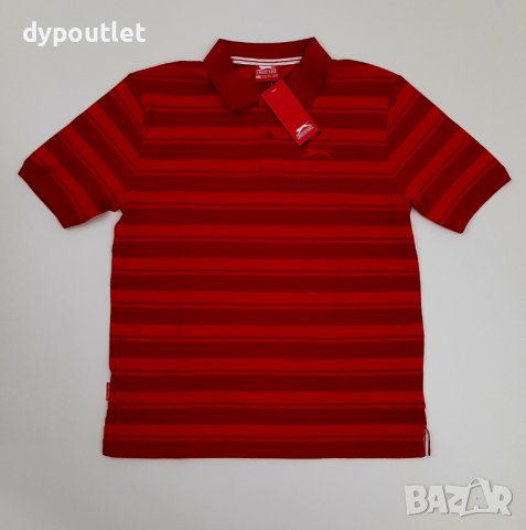Slazenger Pique YD Polo - Мъжка тениска с яка, размер L.