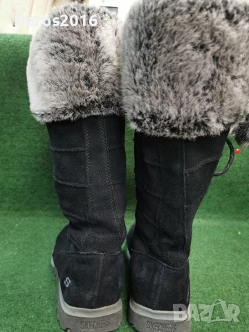 Топли дамски ботуши Skechers 41 номер , снимка 6 - Дамски ботуши - 38641971