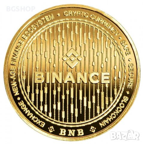 Binance coin 2 ( BNB ) - Gold, снимка 2 - Нумизматика и бонистика - 39090863