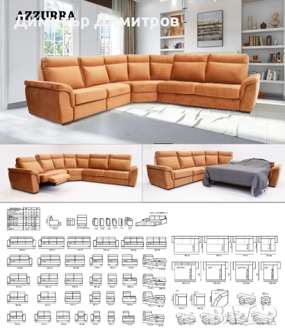 Дивани композиции,лукс,по Ваши размери .Възможни са много екстри.Огромен избор на модели и дамаски. , снимка 4 - Дивани и мека мебел - 52425571