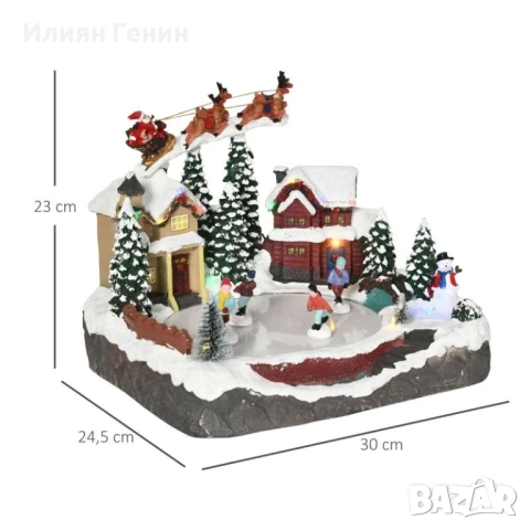 Коледна украса HOMCOM, снимка 3 - Декорация за дома - 51928337