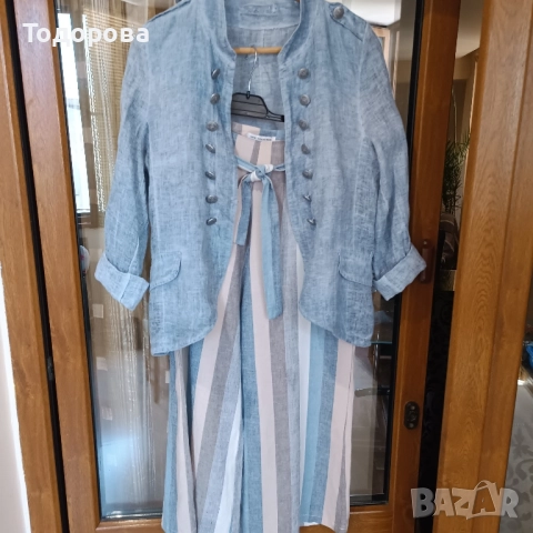 Нови сако и панталон лен L