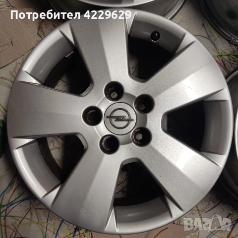 Оригинални алуминиеви джанти Opel 5x110 - 16 цола., снимка 4 - Гуми и джанти - 52775488