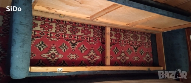 Голям диван канапе 190см+подарък бежов китеник с малък косъм, снимка 7 - Дивани и мека мебел - 11322825