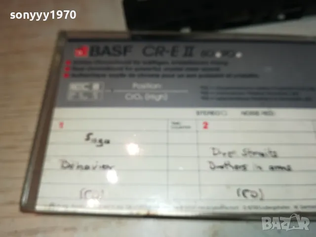 BASF CR-E II 90 DIRE STRAITS/SAGA-ВНОС SWISS 2111241112, снимка 6 - Аудио касети - 48048924