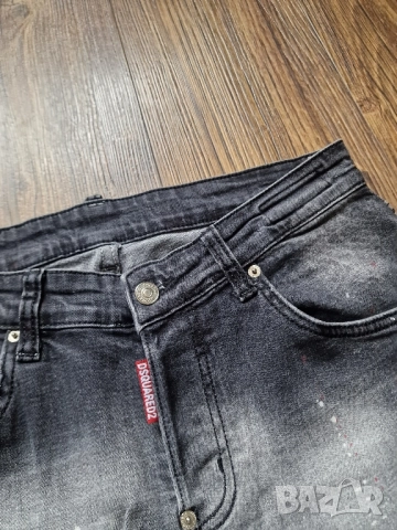 Страхотни мъжки слим дънки DSQUARED2 размер 48 / М , снимка 4 - Дънки - 52475268