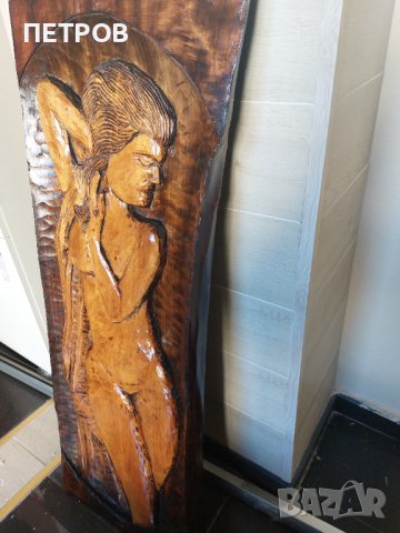 УНИКАТИ! 2бр.ръчна дърворезба 100/40см. и 40/25см., снимка 4 - Пана - 38472710