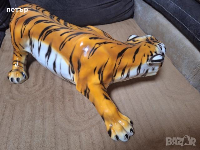 Порцеланов Тигър, снимка 5 - Статуетки - 51897536
