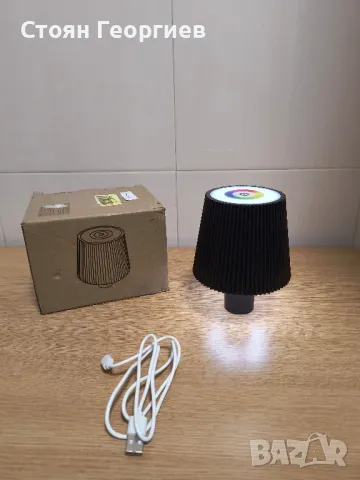 LED лампа за бутилка, USB зареждане 4 светлинни режима Безжична нощна лампа IP54 , снимка 1
