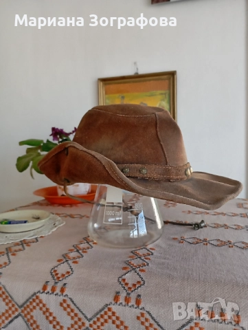  Дънкови ризи 5 бр. - "Club Marine" НОВИ, - Стари вратовръзки, - Каубойска и Филцова шапки, снимка 7 - Ризи - 48862303