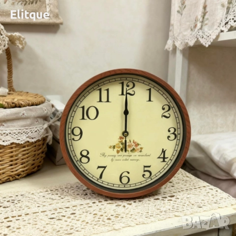 Стенен часовник Ø 25 см — стилен акцент за дома или подарък, снимка 7 - Други стоки за дома - 52629600