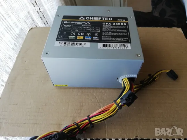 Компютърно захранване 350W Chieftec GPA-350S8 120mm FAN, снимка 3 - Захранвания и кутии - 47954745