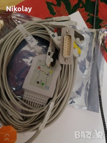 EKG, ЕКГ хартия, щипки, кабели, снимка 7 - Друга електроника - 28136898