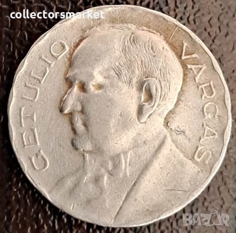 300 реис 1940, Бразилия, снимка 2 - Нумизматика и бонистика - 44083868