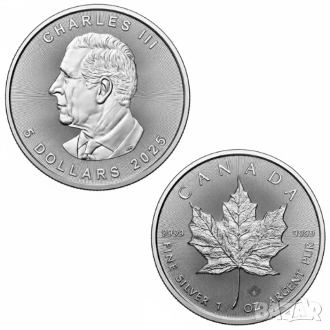 Ексклузивен комплект "Петте класики"-Сет - 5 Сребърни инвестиционни монети по 1 тройунция – 2025 г.!, снимка 6 - Нумизматика и бонистика - 53450843