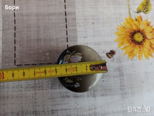 Стара кръгла мраморна кутия, снимка 8 - Декорация за дома - 43341102