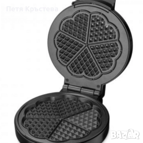 Гофретник с терморегулатор и незалепващи плочи – перфектни гофрети всеки път, снимка 5 - Гофретници - 52745456