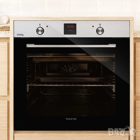Фурна за вграждане Taurus HM778IXD – 78 L, 2600 W, 9 функции, WaterSteam Clean, с дефект, снимка 3 - Печки, фурни - 52413795