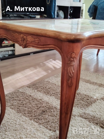 Продавам маси - резбовани, в бароков стил, снимка 3 - Маси - 50498290