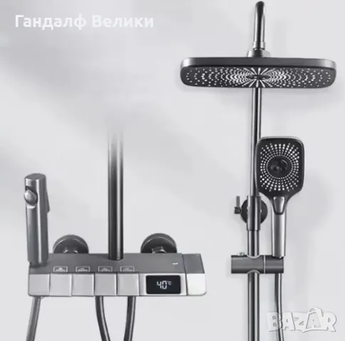 Душ система  - 4в1 с включена батерия и термостат, снимка 2 - ВИК - 48676002