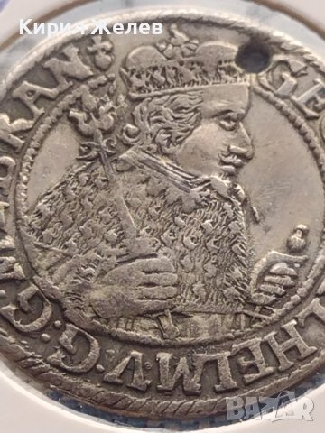 Сребърна монета Орт 1622г. Георг Вилхелм Кьониксберг Източна Прусия 13653, снимка 4 - Нумизматика и бонистика - 43000576