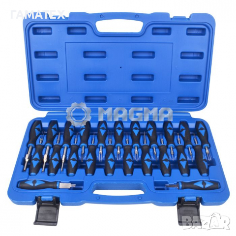 Инструменти за демонтаж контактни клеми и букси – комплект 23 бр., 50945