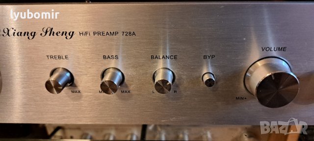 Лампов предусилвател Xiang Sheng 728A, снимка 4 - Ресийвъри, усилватели, смесителни пултове - 43535829