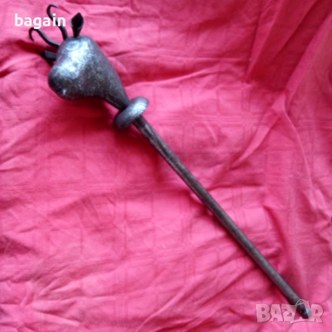 Уникален  боздуган, скиптър, булава. Рустам., снимка 3 - Антикварни и старинни предмети - 52943875