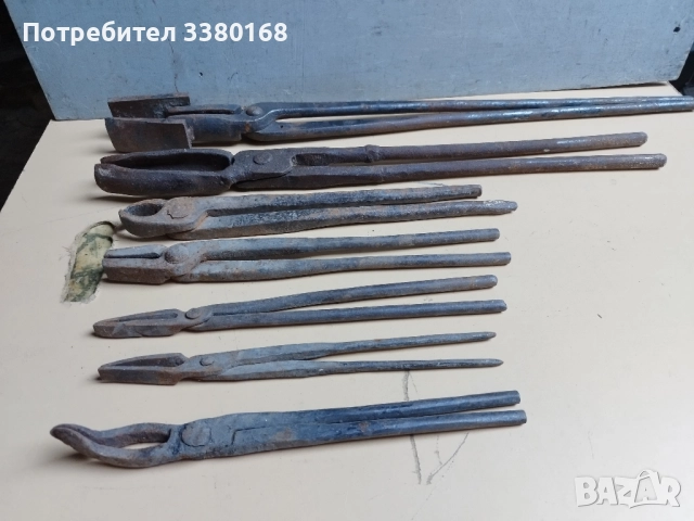 клещи за ковачи различни големини