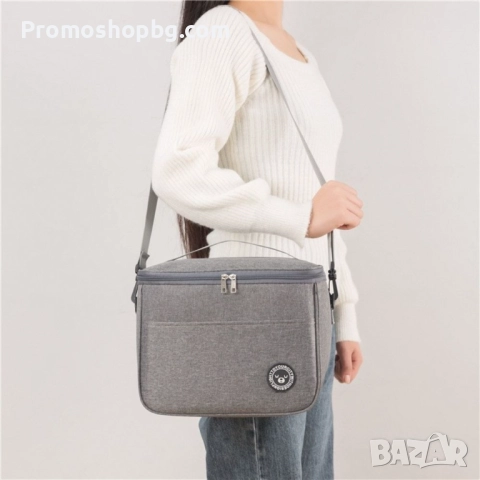 Термо чанта за храна, 29x20x21 см, Черна, снимка 7 - Други - 51788983