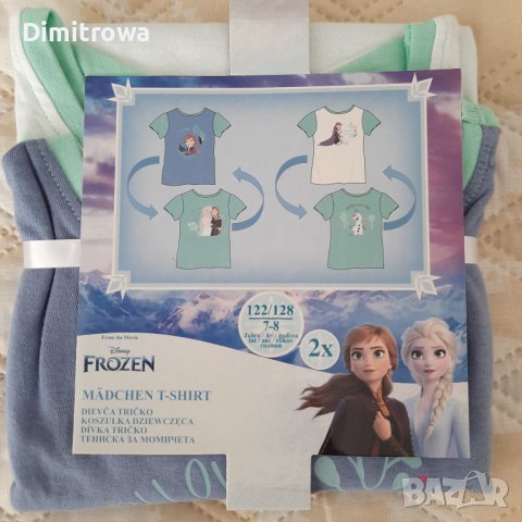 р-р 122-128см/7-8г Frozen комплект  тениски
