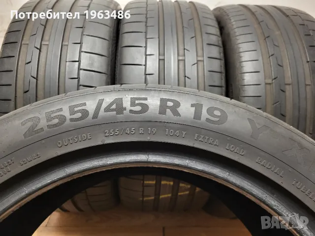  4 бр. 255/45/19 Continental / летни гуми, снимка 6 - Гуми и джанти - 48948174