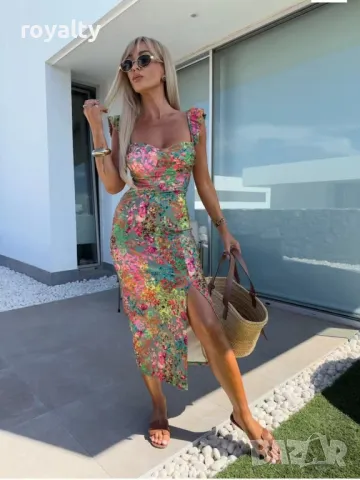 Дамски елегантни рокли Различни цветове , снимка 4 - Рокли - 49842649