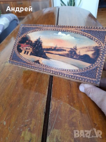 Стара дървена кутия,несесер #5, снимка 2 - Други ценни предмети - 32315364