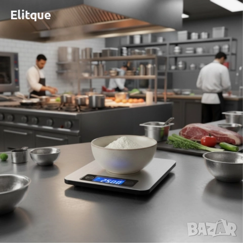 Кухненска електронна везна Luigi Ferrero Prima FR-110I – инокс платформа, 10kg, точност до 1g, снимка 6 - Други стоки за дома - 52503990