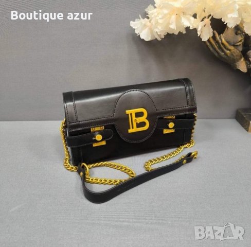 комплект чанта и обувки със сертификат и кутия на balmain paris, снимка 5 - Чанти - 44116988