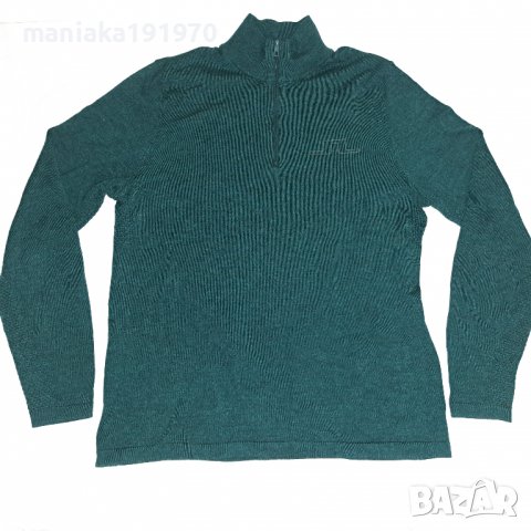 J.Lindeberg Golf Max Zip Neck Sweater (L) мъжка  блуза мерино 100% Merino Wool , снимка 1 - Пуловери - 38089613