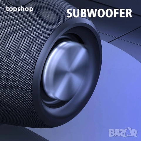 ZEALOT S67 60W Bluetooth високоговорител, преносим високоговорител с презрамка за рамо, водоустойчив, снимка 4 - Тонколони - 51636423