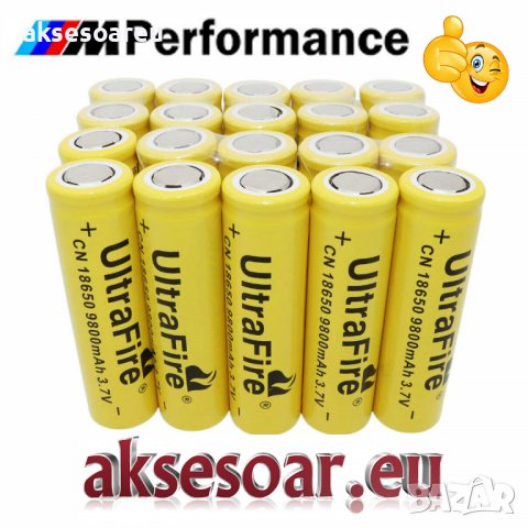 1 бр. 3.7V 18650 9800 mAh литиево-йонна акумулаторна батерия за LED фенерче челник лазер електронни , снимка 3 - Батерии, зарядни - 38251010