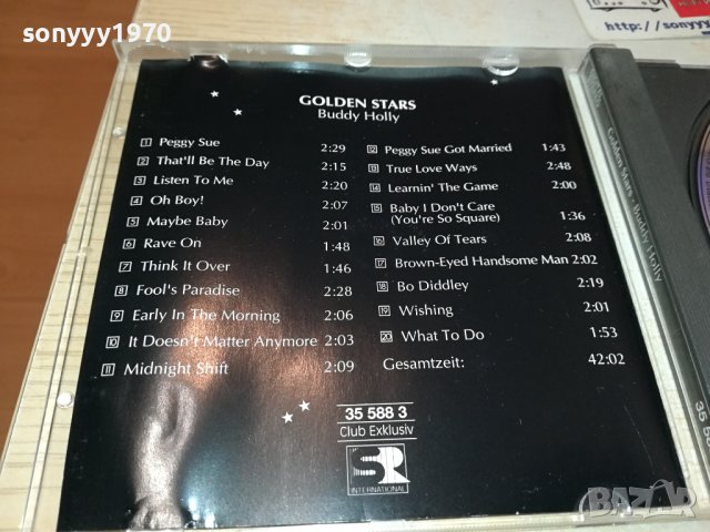 BUDDY HOLLY GOLDEN STARS CD-ВНОС GERMANY 2111231535, снимка 13 - CD дискове - 43089388