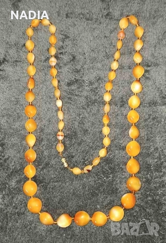 Колие от полускъпоценен камък, снимка 2 - Колиета, медальони, синджири - 52770862