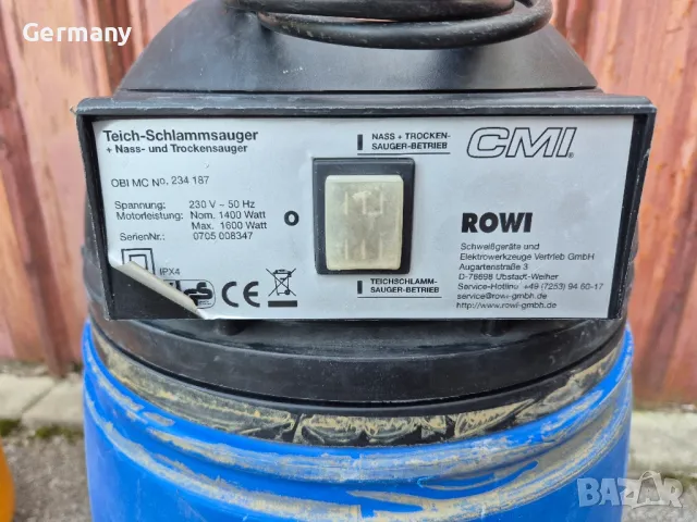 немска прахосмукачка wap, снимка 3 - Прахосмукачки - 50149067