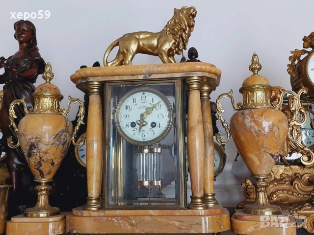 Френски каминни часовници-цени 1500 до 4500 евро, снимка 12 - Антикварни и старинни предмети - 52307844