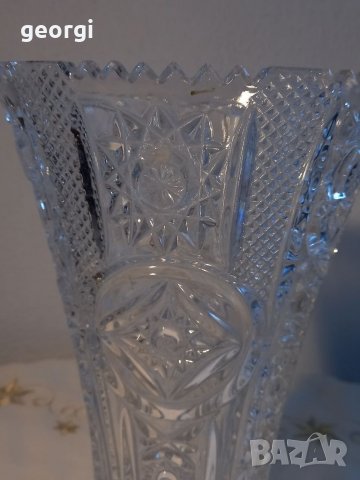 Кристална ваза, снимка 2 - Вази - 35513067