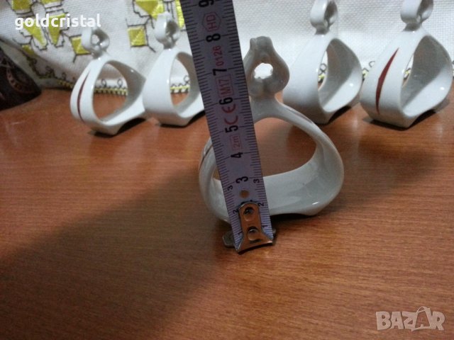 Стар български порцелан пръстени за салфетки , снимка 8 - Антикварни и старинни предмети - 43147446