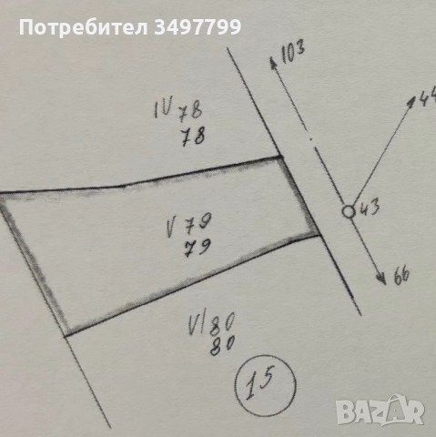 Продавам парцел в село Староселец, Варненска област