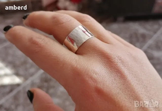 Уникална сребърна халка - модел CR024