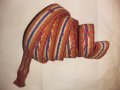 Стар вълнен колан за носия, снимка 1 - Антикварни и старинни предмети - 39676410